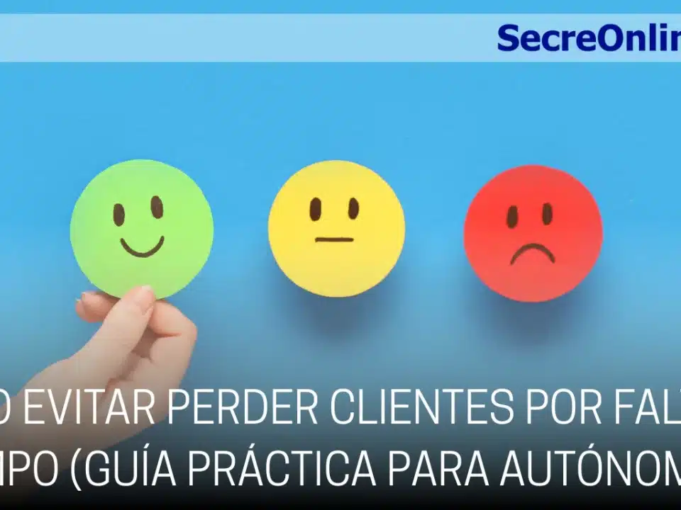 autónomos cómo evitar perder clientes por falta de tiempo
