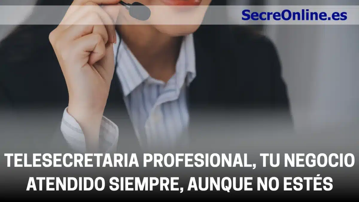 Secretaria online atendiendo el teléfono en nombre de un autónomo – SecreOnline