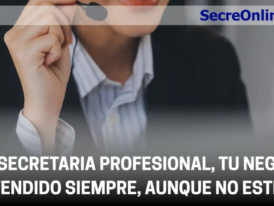 Secretaria online atendiendo el teléfono en nombre de un autónomo – SecreOnline