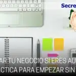 Organizar tu negocio en enero si eres autónomo con agenda, notas y ordenador